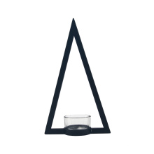 Triangle Frame Glass Candle Holder